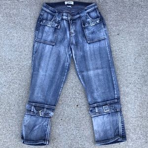 John Baner Jeanswear Blue Denim Capris - Size 8